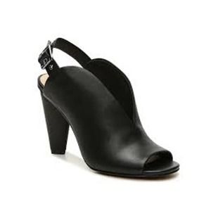 Elegant Black Women's Slingback Heels
